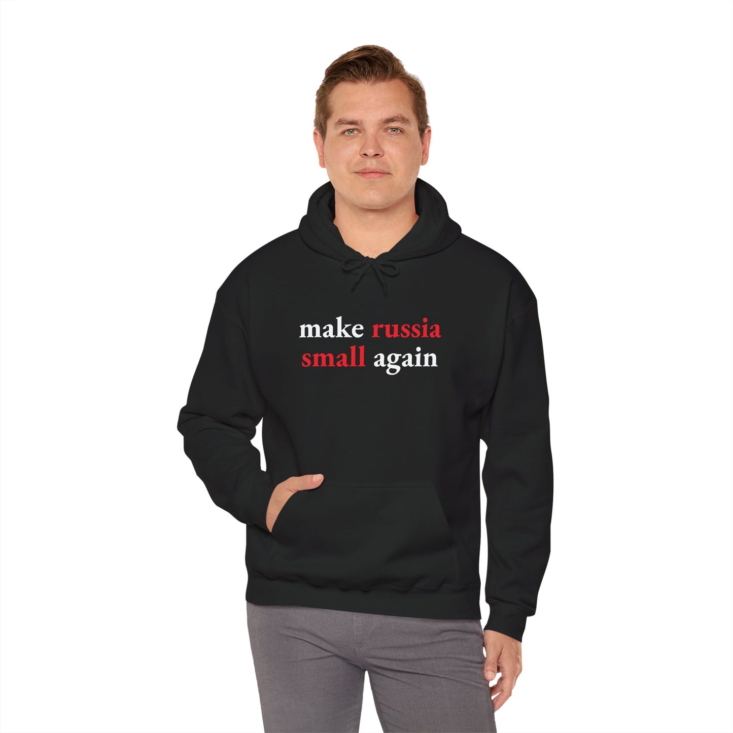 Make Russia Small Again Hoodie | Business Basics