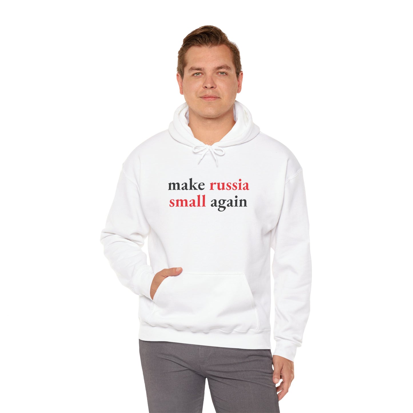 Make Russia Small Again Hoodie | Business Basics